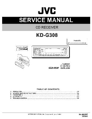 Сервисная инструкция JVC KD-G308 ― Manual-Shop.ru