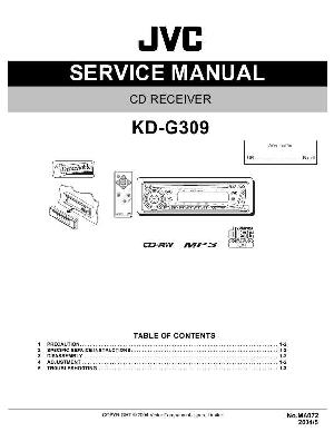 Сервисная инструкция JVC KD-G309 ― Manual-Shop.ru