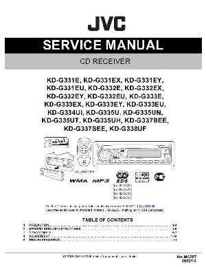 Сервисная инструкция JVC KD-G331, KD-G332, KD-G333, KD-G334, KD-G335, KD-G337, KD-G338 ― Manual-Shop.ru