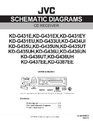 Сервисная инструкция JVC KD-G387, KD-G431, KD-G433, KD-G434, KD-G435, KD-G436, KD-G437 SCH ― Manual-Shop.ru
