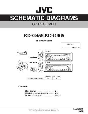 Сервисная инструкция JVC KD-G405, KD-G455 (schematic) ― Manual-Shop.ru