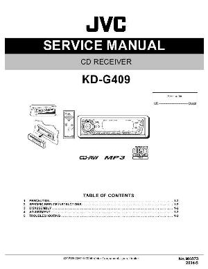 Сервисная инструкция JVC KD-G409 ― Manual-Shop.ru