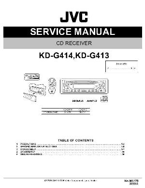 Сервисная инструкция JVC KD-G413, KD-G414 ― Manual-Shop.ru