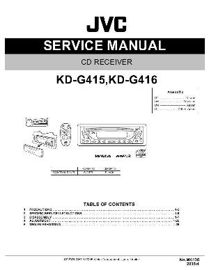 Сервисная инструкция JVC KD-G415, KD-G416 ― Manual-Shop.ru
