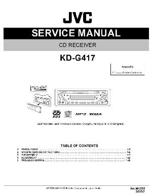 Сервисная инструкция JVC KD-G417 ― Manual-Shop.ru