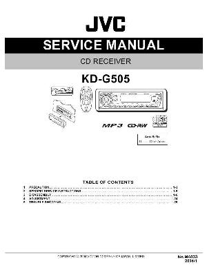 Сервисная инструкция JVC KD-G505 ― Manual-Shop.ru