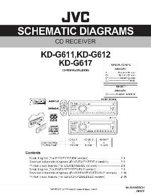 Сервисная инструкция JVC KD-G611, KD-G612, KD-G617 (schematic) ― Manual-Shop.ru