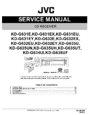 Сервисная инструкция JVC KD-G631, KD-G632, KD-G634, KD-G635, KD-G638 ― Manual-Shop.ru