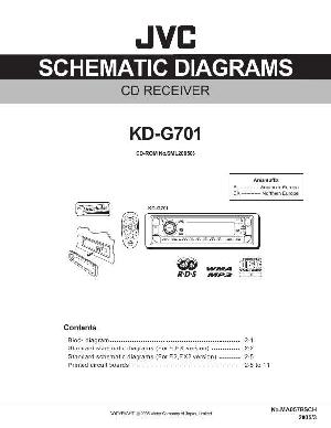 Сервисная инструкция JVC KD-G701 (schematic) ― Manual-Shop.ru