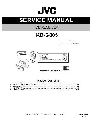 Сервисная инструкция JVC KD-G805 ― Manual-Shop.ru