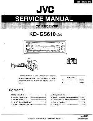 Сервисная инструкция JVC KD-GS610 ― Manual-Shop.ru
