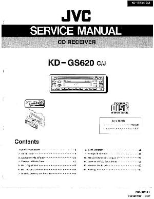 Сервисная инструкция JVC KD-GS620 ― Manual-Shop.ru