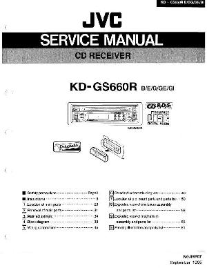 Сервисная инструкция JVC KD-GS660R ― Manual-Shop.ru