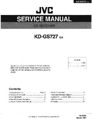 Сервисная инструкция JVC KD-GS727 ― Manual-Shop.ru