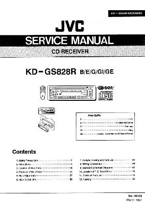 Сервисная инструкция JVC KD-GS828R ― Manual-Shop.ru