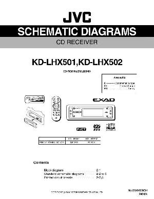 Сервисная инструкция JVC KD-LHX501, KD-LHX502 (schematic) ― Manual-Shop.ru