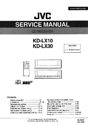 Сервисная инструкция JVC KD-LX10, KD-LX30 ― Manual-Shop.ru