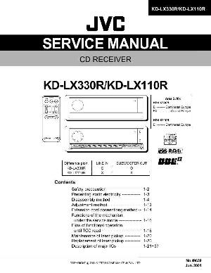 Сервисная инструкция JVC KD-LX110R, KD-LX330R ― Manual-Shop.ru