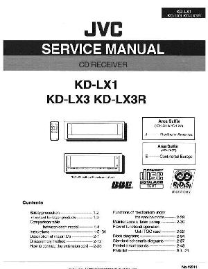 Сервисная инструкция JVC KD-LX1, KD-LX3R ― Manual-Shop.ru