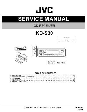 Сервисная инструкция JVC KD-S30 ― Manual-Shop.ru