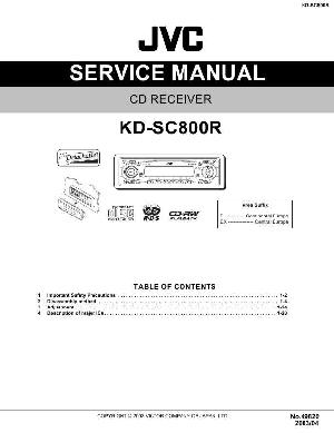 Сервисная инструкция JVC KD-SC800R ― Manual-Shop.ru