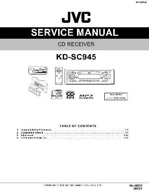 Сервисная инструкция JVC KD-SC945 ― Manual-Shop.ru