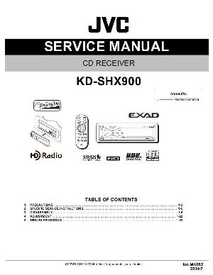 Сервисная инструкция JVC KD-SHX900 ― Manual-Shop.ru