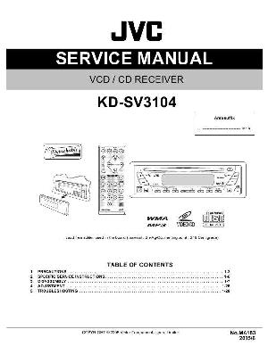 Service manual JVC KD-SV3104 ― Manual-Shop.ru