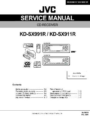 Сервисная инструкция JVC KD-SX911R, KD-SX991R ― Manual-Shop.ru