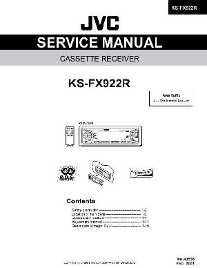 Сервисная инструкция JVC KS-FX922R ― Manual-Shop.ru