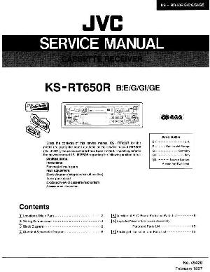 Сервисная инструкция JVC KS-RT650R ― Manual-Shop.ru