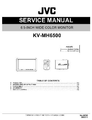 Сервисная инструкция JVC KV-MH6500 ― Manual-Shop.ru