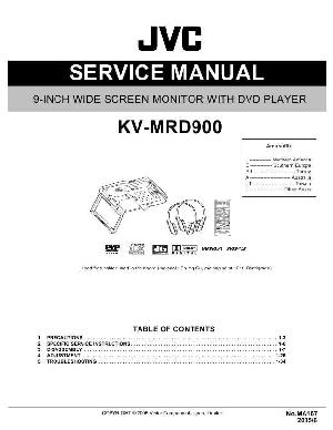 Сервисная инструкция JVC KV-MRD900 ― Manual-Shop.ru