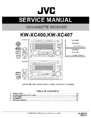 Сервисная инструкция JVC KW-XC400, KW-XC407 ― Manual-Shop.ru