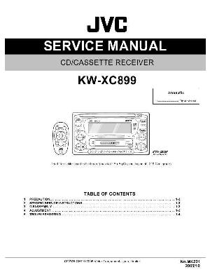 Сервисная инструкция JVC KW-XC899 ― Manual-Shop.ru