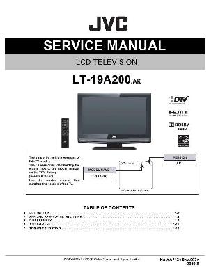 Сервисная инструкция JVC LT-19A200 ― Manual-Shop.ru