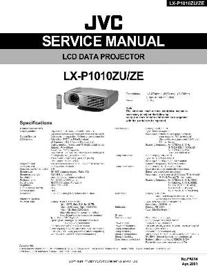 Сервисная инструкция JVC LX-P1010ZU ― Manual-Shop.ru