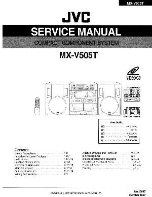 Service manual JVC MX-V505T ― Manual-Shop.ru