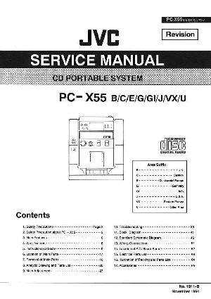 Сервисная инструкция JVC PC-X55 ― Manual-Shop.ru