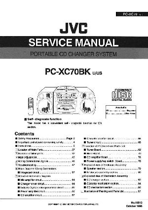 Сервисная инструкция JVC PC-XC70BK ― Manual-Shop.ru