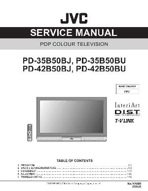 Сервисная инструкция JVC PD-35B50BJ, PD-42B50BU ― Manual-Shop.ru