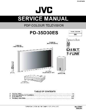 Сервисная инструкция JVC PD-35D30ES ― Manual-Shop.ru