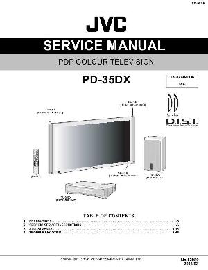 Сервисная инструкция JVC PD-35DX ― Manual-Shop.ru
