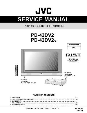 Сервисная инструкция JVC PD-42DV2 ― Manual-Shop.ru