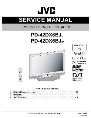 Сервисная инструкция JVC PD-42DX6BJ ― Manual-Shop.ru