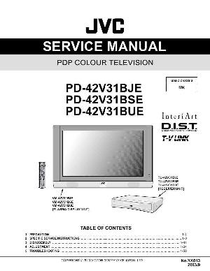 Сервисная инструкция JVC PD-42V31B ― Manual-Shop.ru