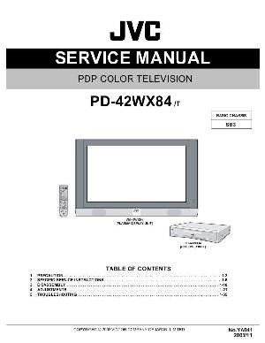 Сервисная инструкция JVC PD-42WX84 ― Manual-Shop.ru