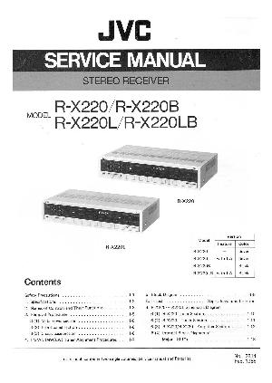 Сервисная инструкция JVC R-X220 ― Manual-Shop.ru
