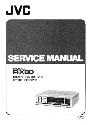 Service manual JVC R-X80 ― Manual-Shop.ru