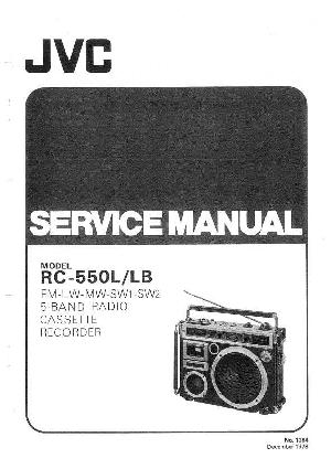 Сервисная инструкция JVC RC-550L, RC-550LB ― Manual-Shop.ru